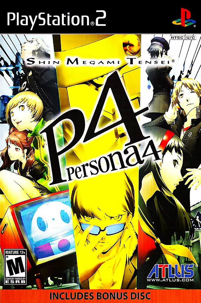 Shin Megami Tensei Persona 4 PS2 BOX ART Premium POSTER MADE IN