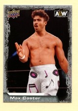 2022 Upper Deck AEW Max Caster #7 wrestling base card