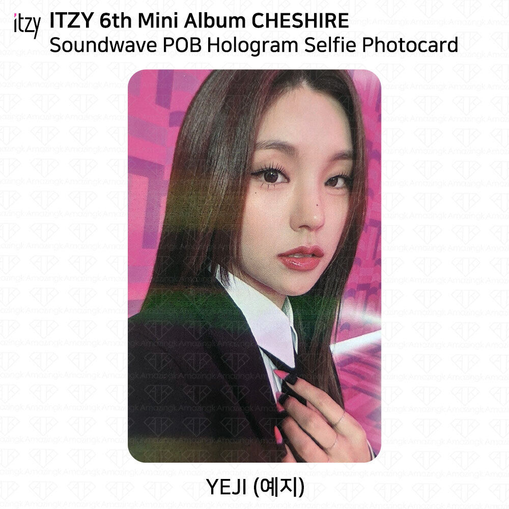 ITZY 6th Mini Album Cheshire Official Photocard POB Al BDM ITZY 6th Mini Album Cheshire Official Photocard POB Al BDM
