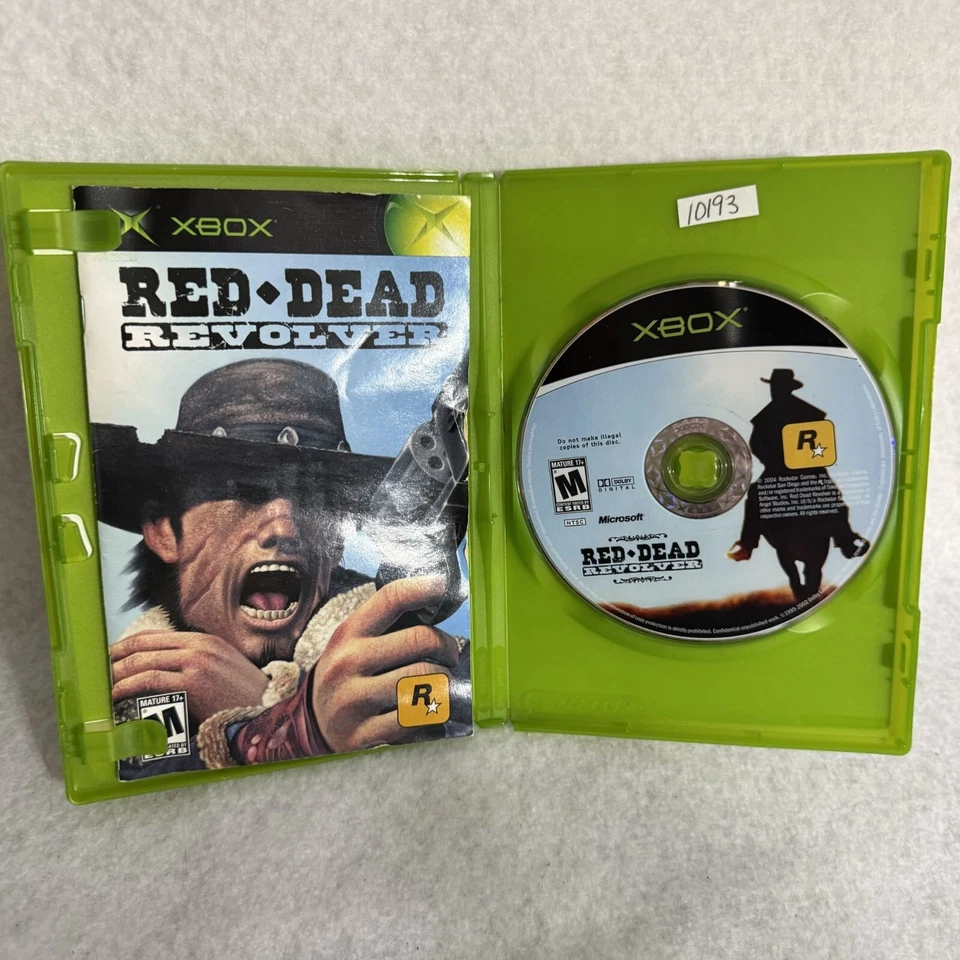 Red Dead Revolver For Xbox Complete With Case & Manual Rockstar Games Vintage - Image 3 of 3