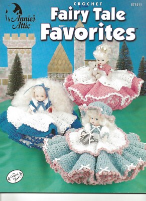 Fairy Tale Favorites Crochet Cinderella Alice Mary-Mary Miss Muffet Goldilocks