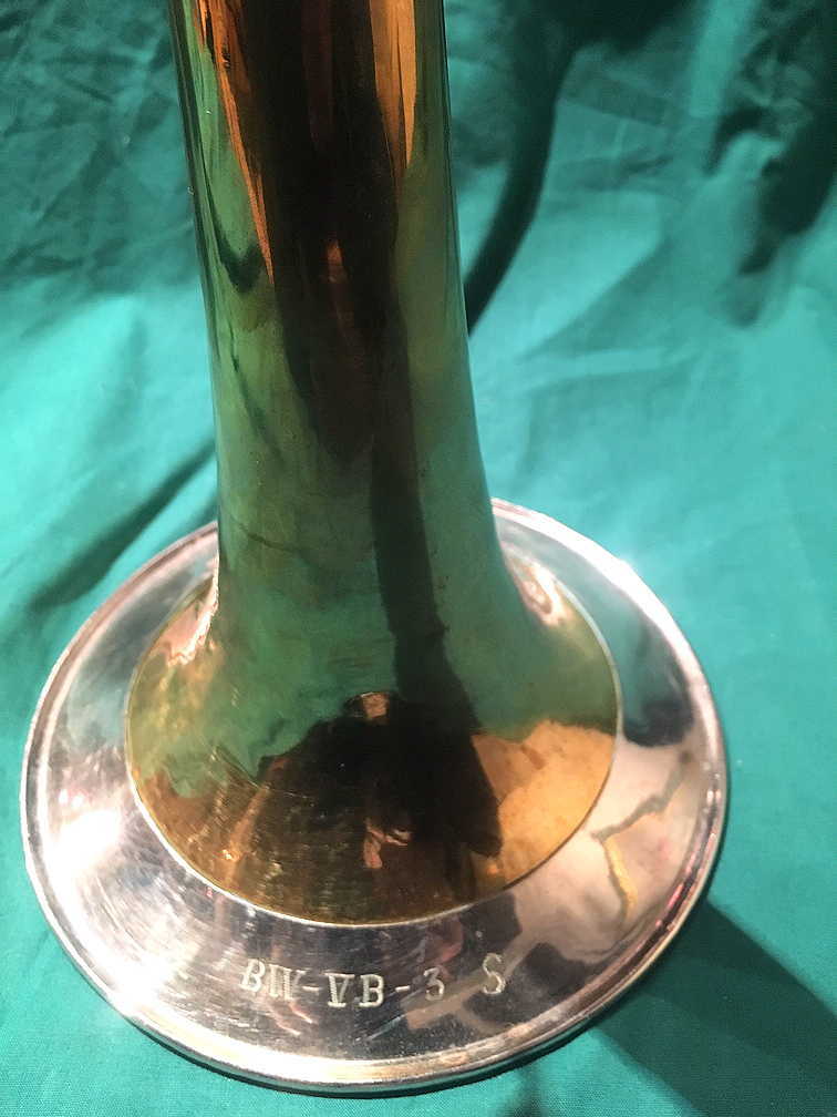 Es Fanfarentrompete BUNDESWEHR Herold Trompete Fanfare Trumpet Military