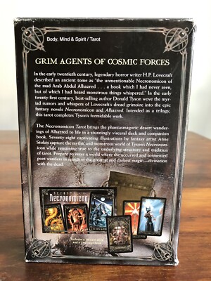NECRONOMICON TAROT KIT Deck Card Book Set Anne Stokes HP Lovecraft