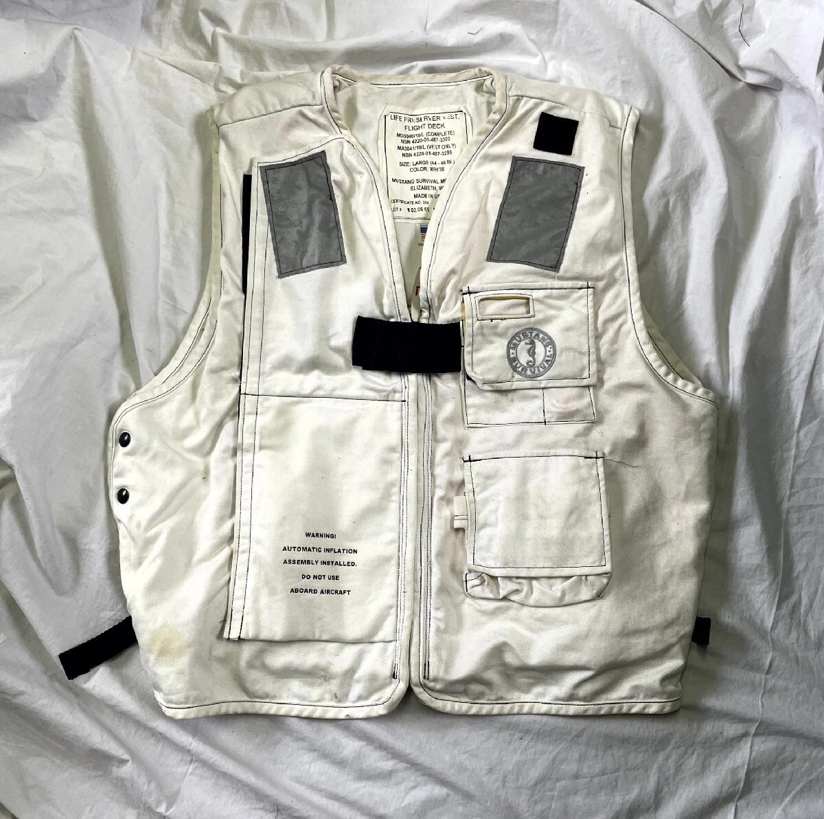 White military deals vest