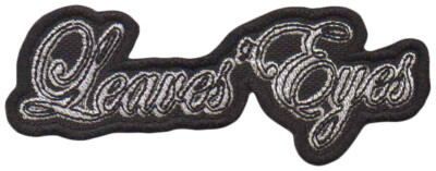 LEAVES' EYES - Cut Out Logo - 10,4 cm x 4 cm - Patch - 167970