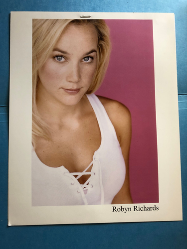 Robyn Richards, General Hospital original talent agency headshot photo W/Credits eBay