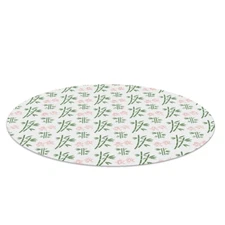 Carpet protector chair mat Pad under Office Desk Bamboo and Flowers PVC fi 100