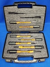 Ideal Electricians Tool Set 7Pc Insulated Nut Driver Set w/Hard Case