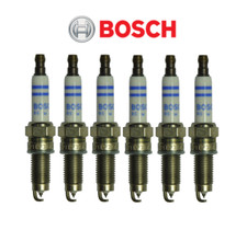 Spark Plug Double Platinum (6pcs) Bosch OEM for V6 Porsche  / Audi / Volkswagen