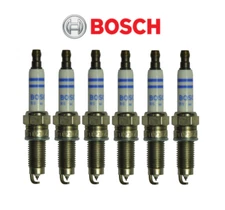 Spark Plug Double Platinum (6pcs) Bosch OEM for V6 Porsche  / Audi / Volkswagen