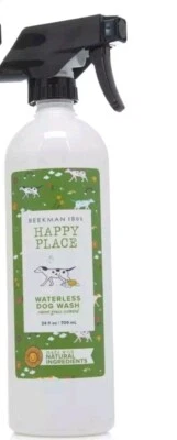 Beekman 1802 Happy Place Waterless Dog Wash & Shampoo Sweet Grass Scented, 24 oz