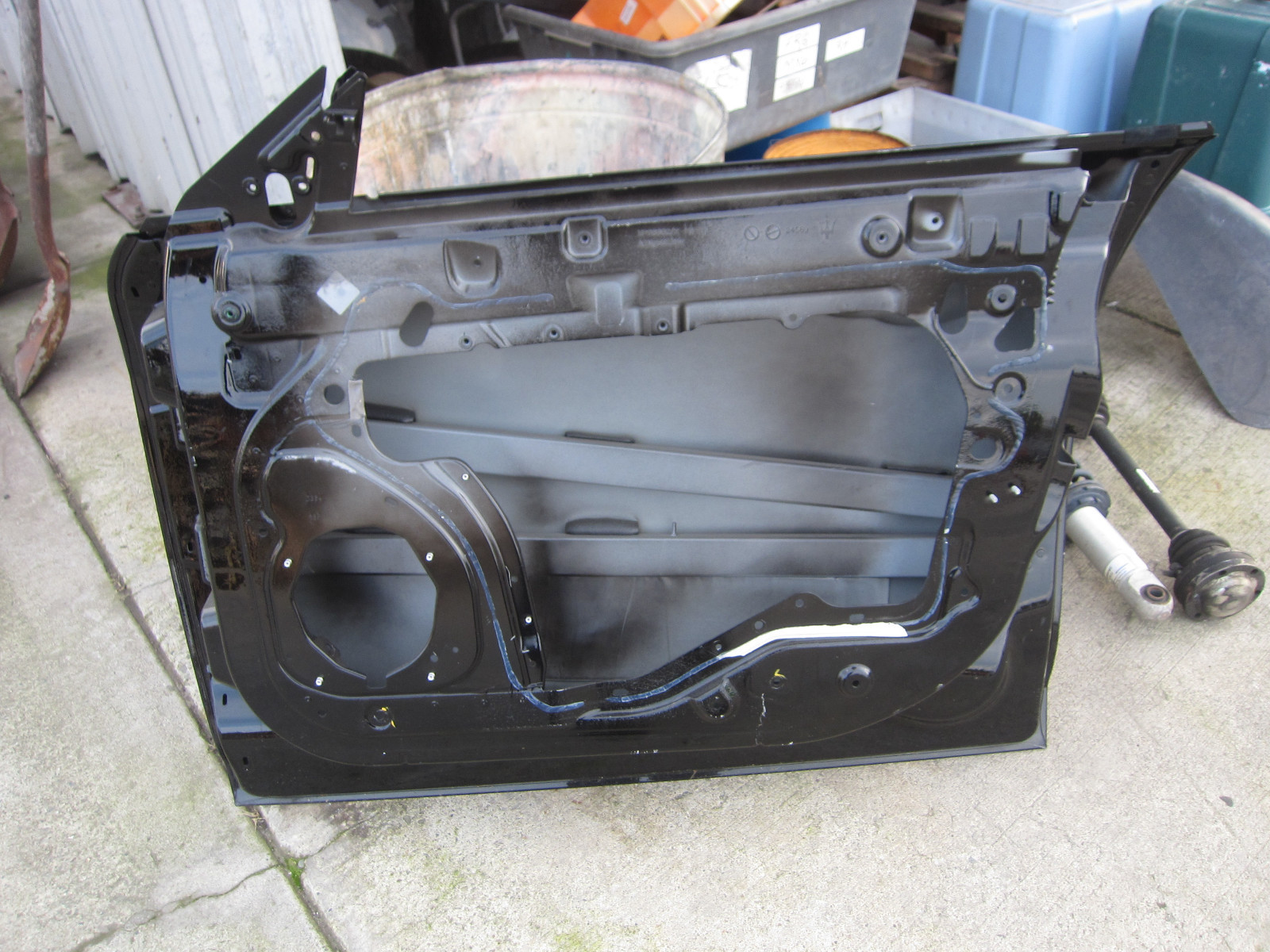 Maserati Ghibli 2014 - RH Front Door Shell -Black - Part # 673007993