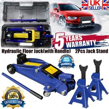 2 Ton Mini Portable Floor Jack Car Garage Small Hydraulic Lift Case & Jack Stand