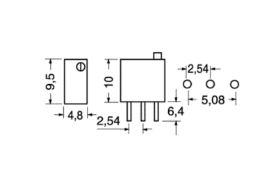 3299W-1-103LF BOURNS, Trimmer, Multigiro, Cermet, Regolazione Da - Foto 13