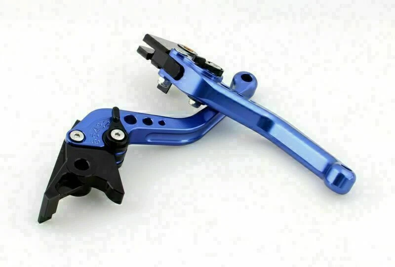 Short Brake Clutch Lever For ZX6R/ZX636R/ZX6RR ZX 9R 10R 12R Z1000 Blue T9 - Image 3 of 4