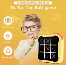 Portable Tic Tac Toe Game Kids Travel Toy Giiker XO Bolt