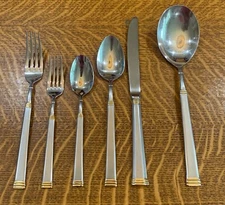 WMF CROMARGAN  *Satin & Gold*  Stainless Flatware Silverware You Choose Piece