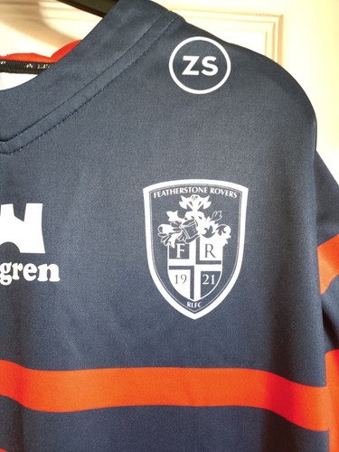 Featherstone Rovers Away Shirt 2023 UK Size Small Rugby League - Picture 2 of 8