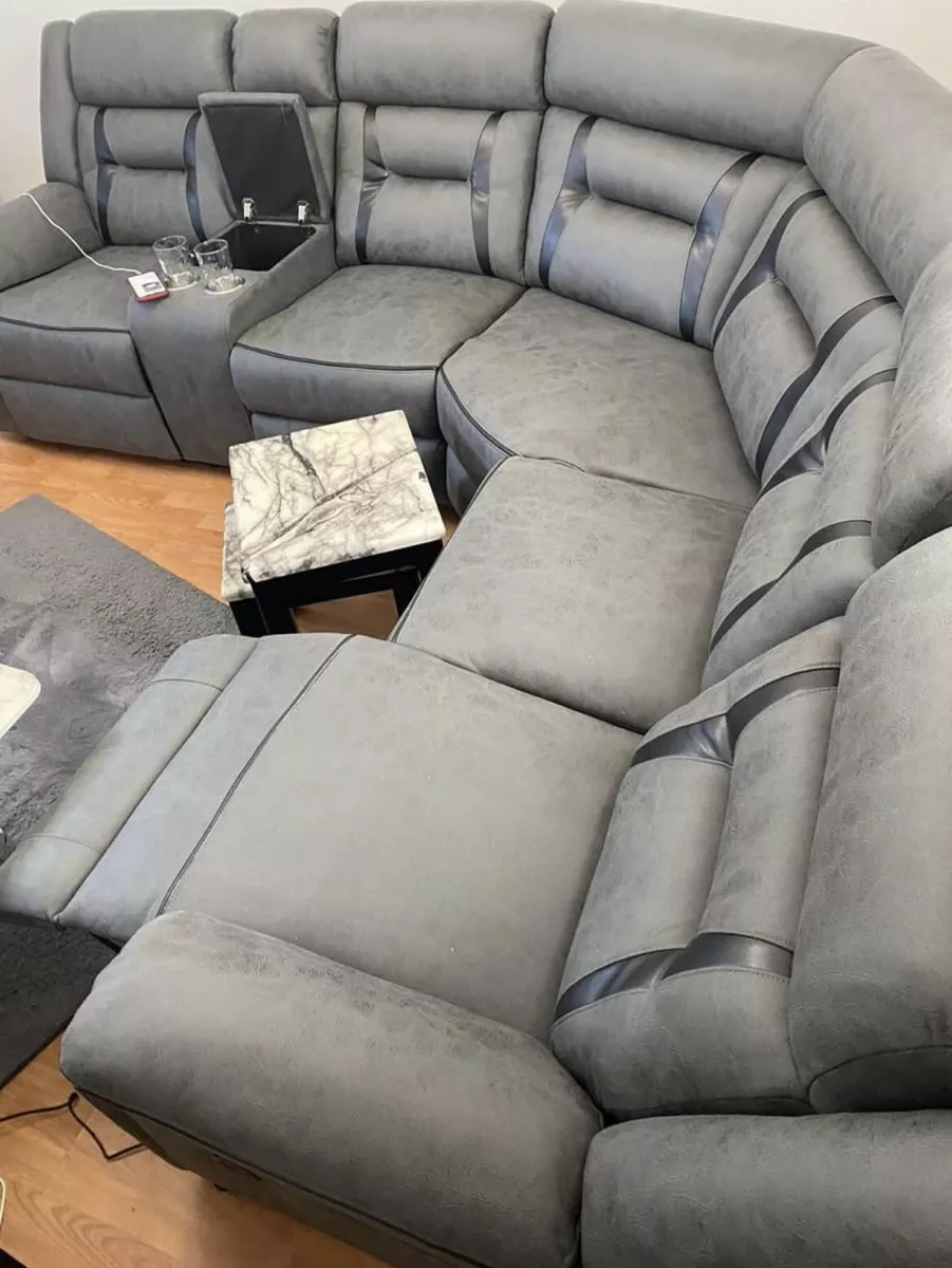 5 Seater Corner Sofa Electric Recliner