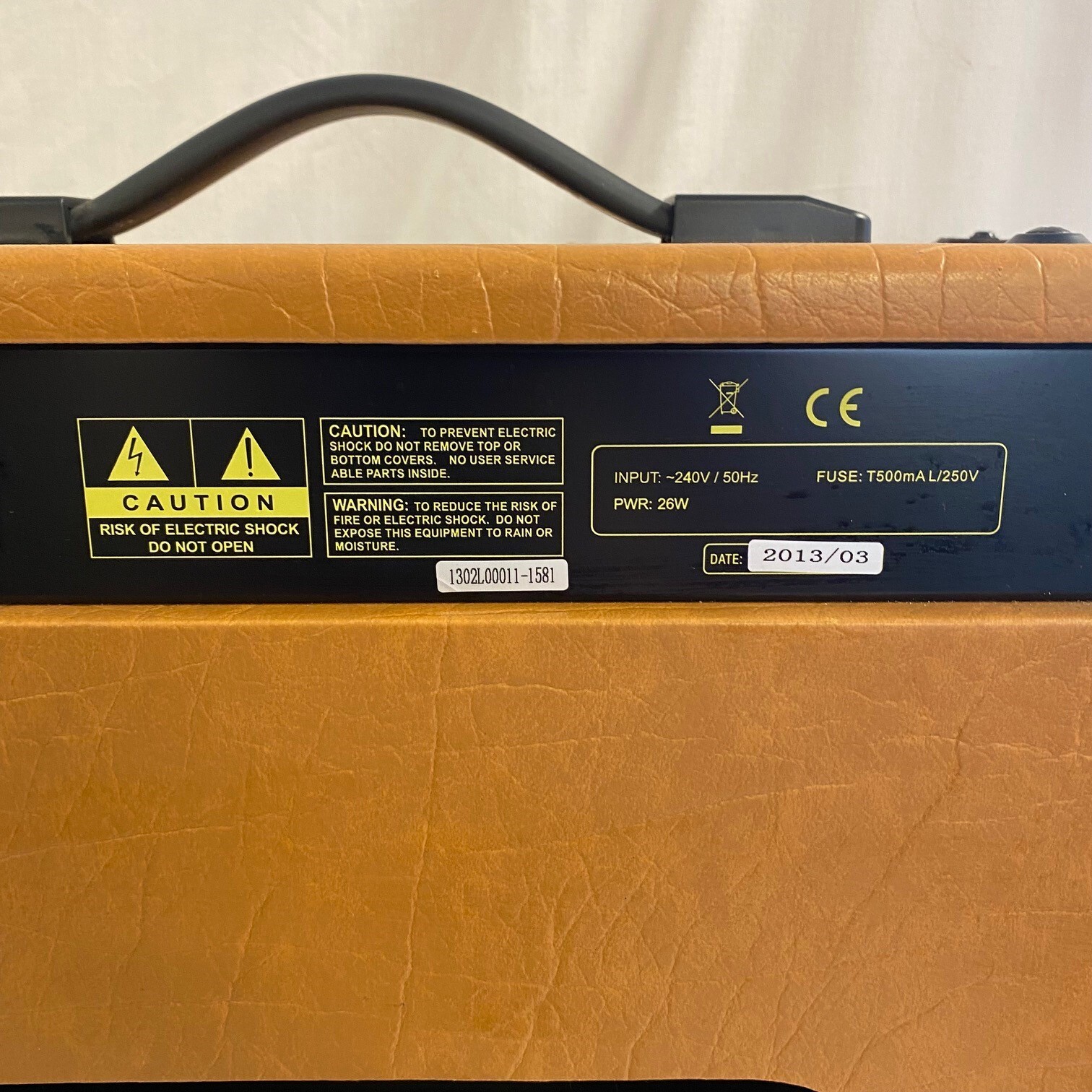 Stagg Amp 20 AAR 20 Watt Guitar Amp With Cable Brown Carry Handle eBay