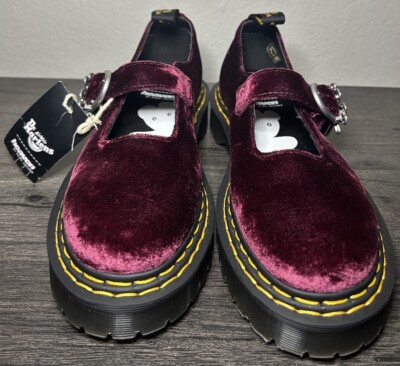 靴 DR. MARTENS x HEAVEN BY MARC JACOBS UK4 Dr Martens x Heaven by Marc Jacobs Addina Mary Jane Cherry Velvet