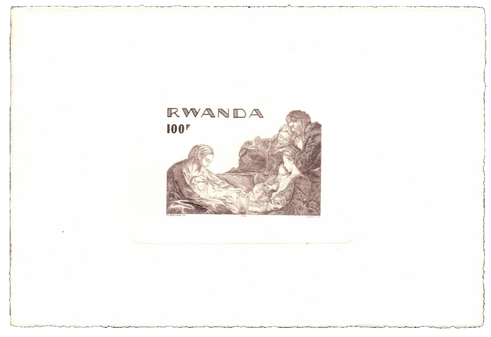 Proof, Essay Rwandan Stamps