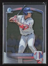2025 Bowman #BCP-144 Pablo Guerrero Chrome Prospects Texas Rangers (WB)