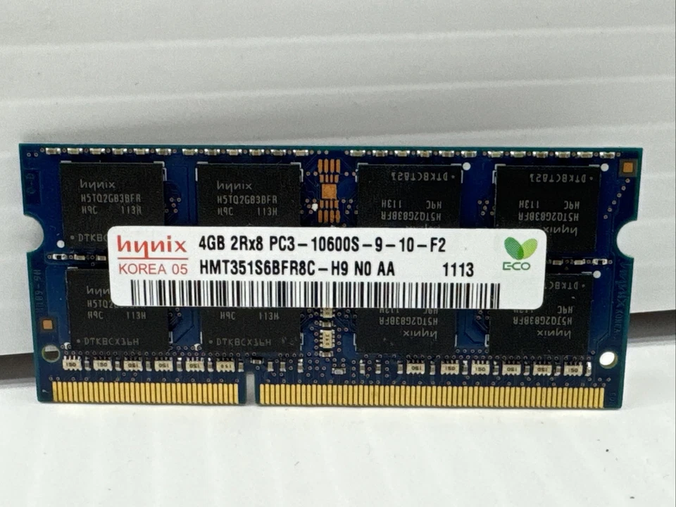 Hynix 4 GB SO-DIMM 1333 MHz memoria SDRAM DDR3 (HMT351S6BFR8C-H9) non testata - Immagine 2 di 4