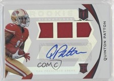 2013 Panini Momentum Rookie Signatures Silver 67/99 Quinton Patton #229 Auto 0c2
