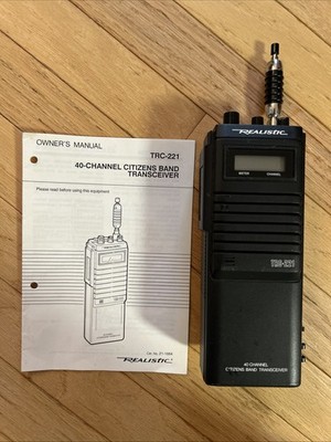 Realistic TRC 221 40-Channel Citizens Band CB Transceiver