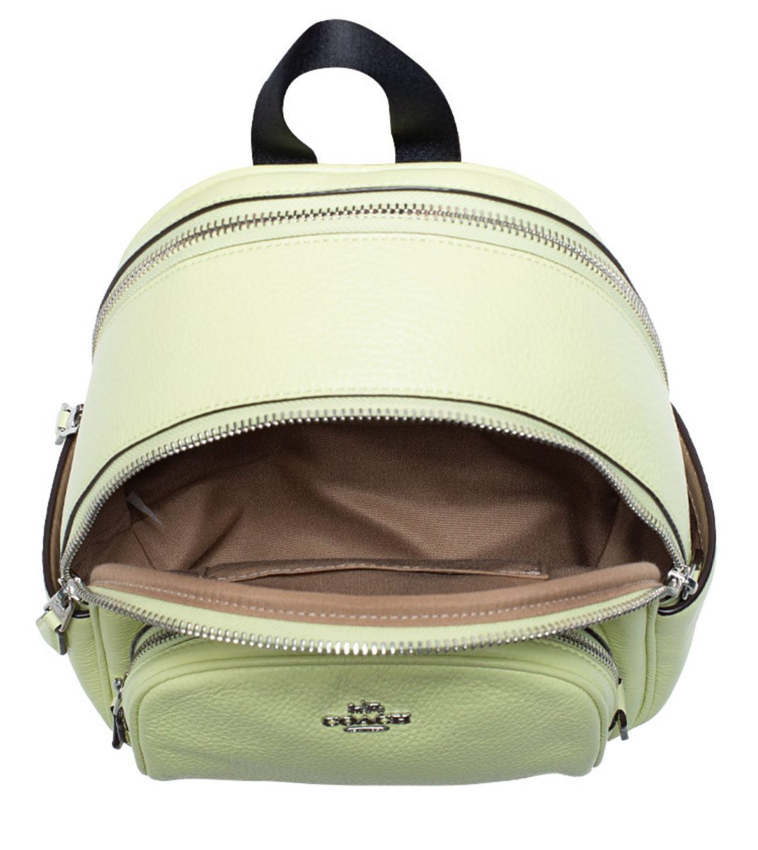 Coach Mini Court Backpack C8603 Pale Lime Original Tags NWT - Coach Mini Court Backpack - C8603 SV/PALE LIME - Super  main image 4
