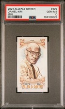Daniel Kim - 2021 Allen & Ginter Mini  PSA 10