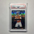 Bo Nix 2024 Panini Prizm Prizmatic Green Ice #11 Rookie PSA 9 Mint Broncos