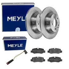 MEYLE Discos De Freno + Pastillas Trasero 2x Para Mercedes V-Klasse Vito W447