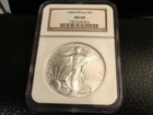 2004 $1 American Silver Eagle 1 oz NGC MS69