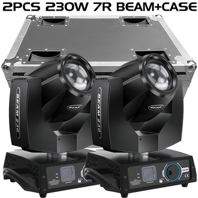 230W 7R LED Gobo 16+8 Prisma Strahl Moving Head DMX Bar Bühnenlicht /Flightcase