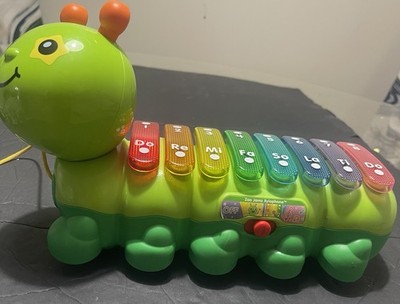 2018 VTech Zoo Jamz Xylophone Light Up Musical Caterpillar Pull
