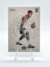 Wendell Moore Jr. 2022-23 Panini Court Kings Works in Progress Purple /49 #10