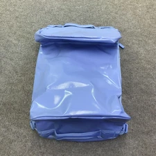 Light Blue Roll Top Waterproof Backpack Vinyl Dry Bag Style Unisex Gear