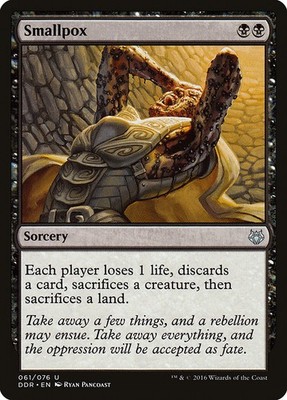 MTG Magic the Gathering Smallpox (61/76) DD Nissa vs. Ob Nixilis LP