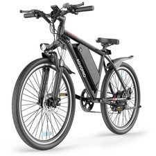 AOVOPRO 26inch Electric Bicycle with 48V 9AH Removable Battery E Mountain Bike