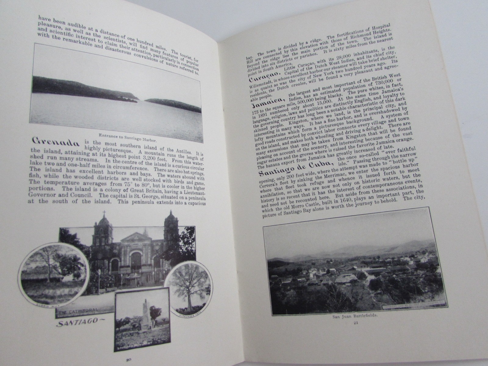 1902 Hamburg-American Line Nassau West Indies Bermuda Cruise Ship Tour Guide