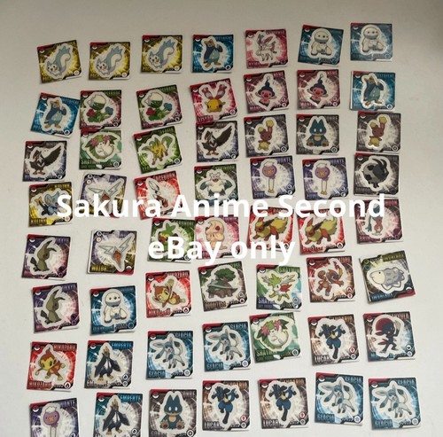 Pokémon Vintage Anime Snack Sticker Lot Japan Anime