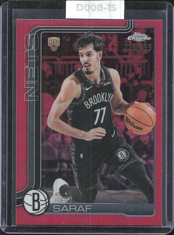 2025-26 Topps Chrome - Ben Saraf #276 Magenta Refractor /399 (RC)