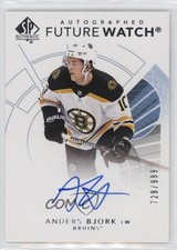 2017-18 SP Authentic Auto Future Watch 729/999 Anders Bjork #146 Auto z7w