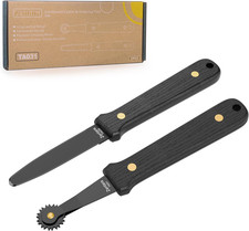 2-Piece Cardboard Tool Set – Full-Tang Stainless Steel Cutting Knife & Creasing