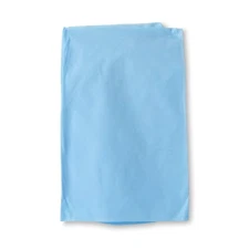 Snug-Fit Stretcher Sheet Blue 40 X 89 Inch 49896 25 per Case