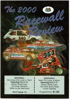 COWDENBEATH / KNOCKHILL STOCK CAR PROGRAMME 3rd/7th JUNE 2000