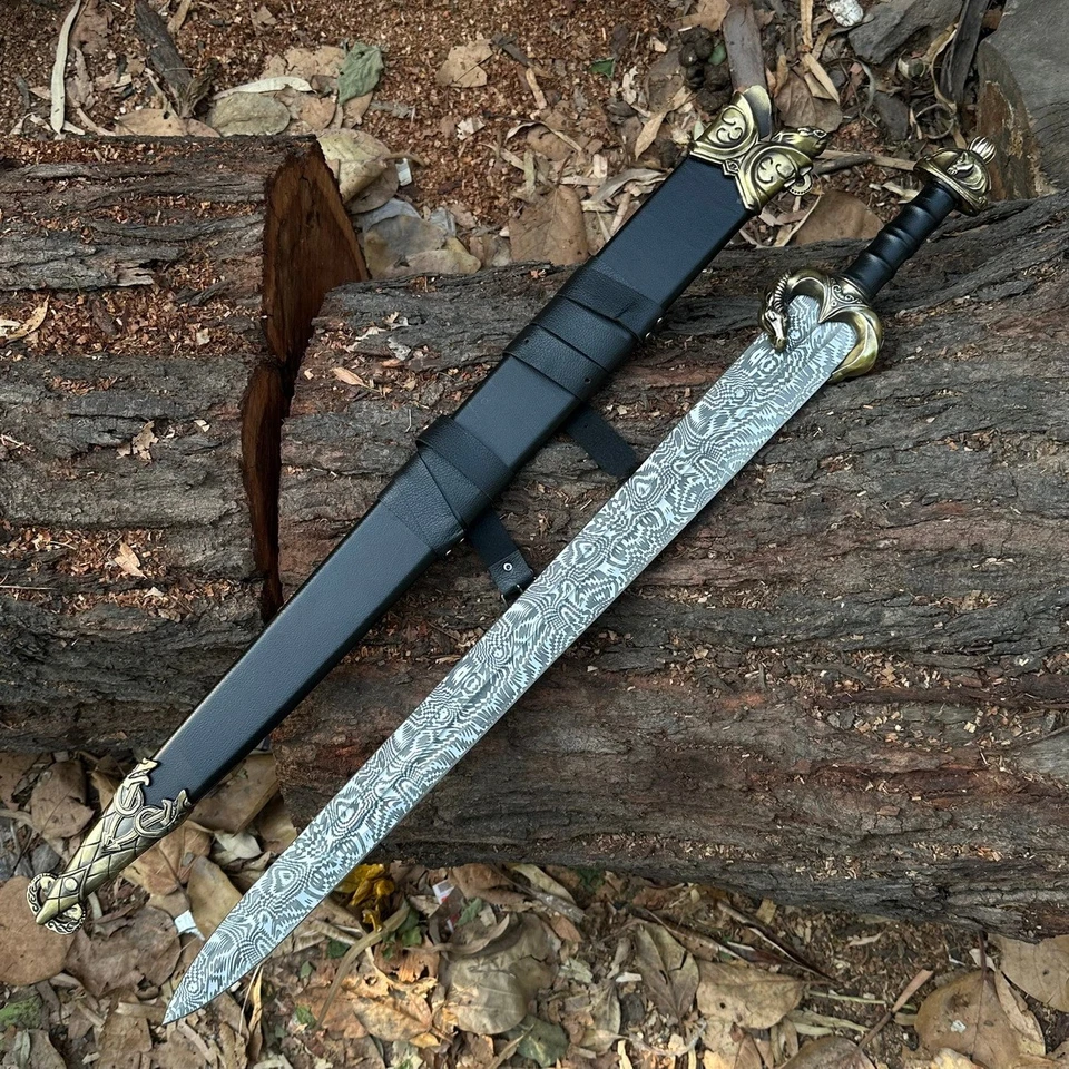 Handcrafted Roman Gladius Historical Sword 32" | Etched J2 Steel Blade | SN-5683 - Image 2 of 4