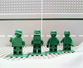 LEGO Toy Story Green Army Men On Patrol /Minifigure (toy002) 7595